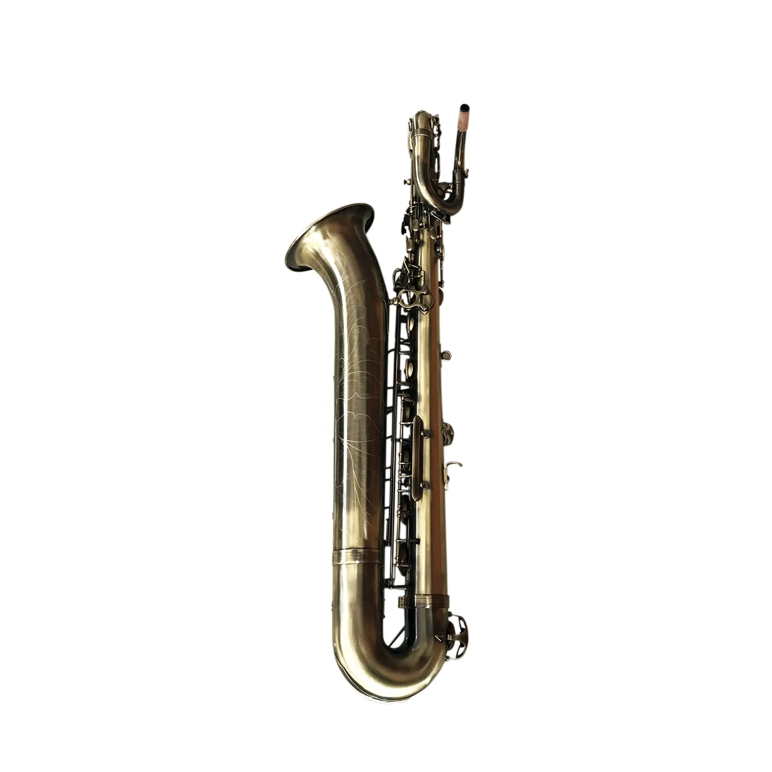 SEASOUND OEM Professional Vintage Color Baritone Saxophone JYBS104VG Woodwind Instrument With EB Tone