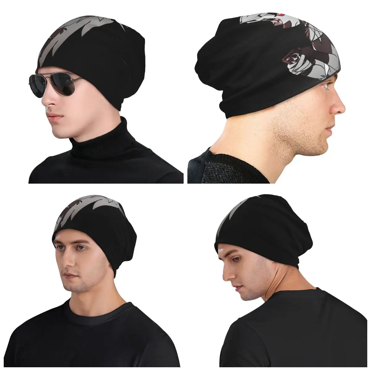 

Helluva Boss Loona Men Women Adult Beanies Caps Knitting Bonnet Hat Warm Hip Hop Autumn Winter Outdoor Skullies Hats