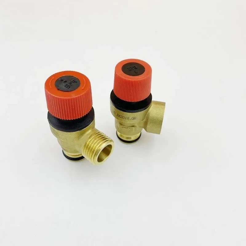 Brass Pressure Relief Valve Bayonet  Safety Valve Drain Relief Switch For Water Heater Boiler