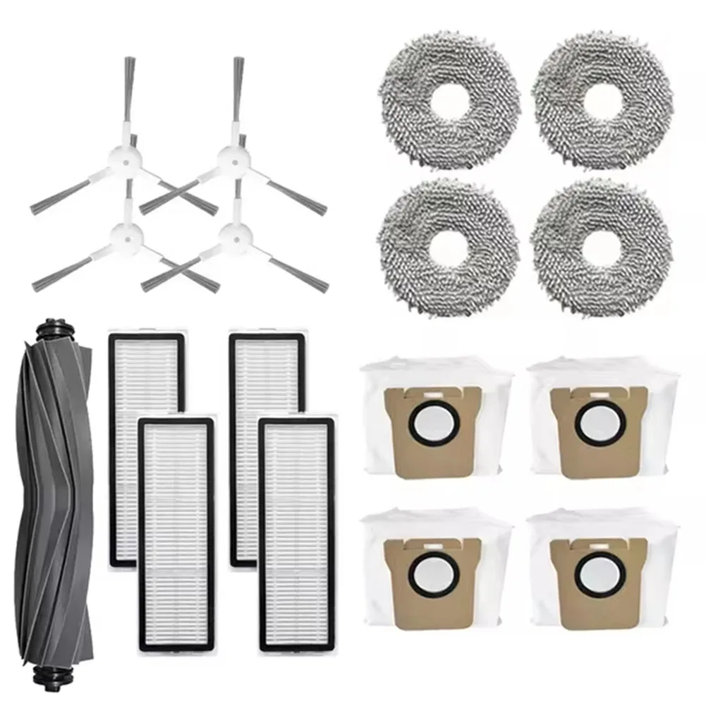 AB45 Per Dreame Bot L10s Pro L10s Ultra Robot Aspirapolvere Pezzi di ricambio, Spazzola laterale, Copertura, Filtro, Mop Rag, Sacchetto per la polvere