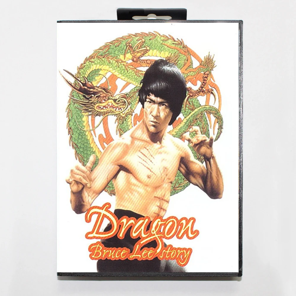 خرطوشة ألعاب Dragon BL Story 16Bit MD مع صندوق RU لأنظمة Sega Megadrive Genesis