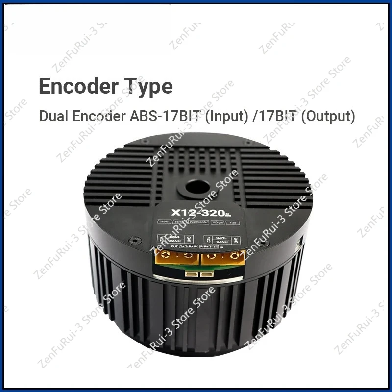MT DC Motor RMD-X12-320 EtherCAT+CAN New V4 High Torque 320N.M Humanoid Robot Joint High Precision 48v DC Brushless Motor