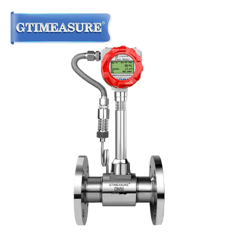 2026 Liquid Gas Flowmeter Dn15-Dn300 High Quality Hot Digital Display Flow Sensor