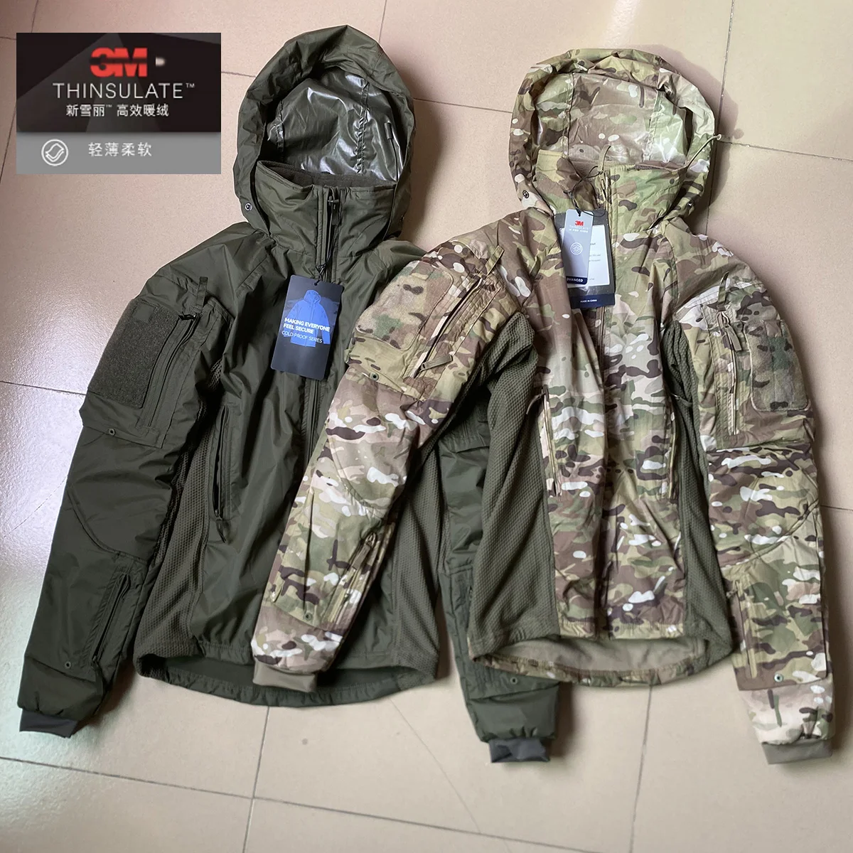 Chaqueta de concha suave UF Thinsulate ™ Réplica de ropa de algodón de terciopelo cálido de alta eficiencia DELTA ACE PLUS G3