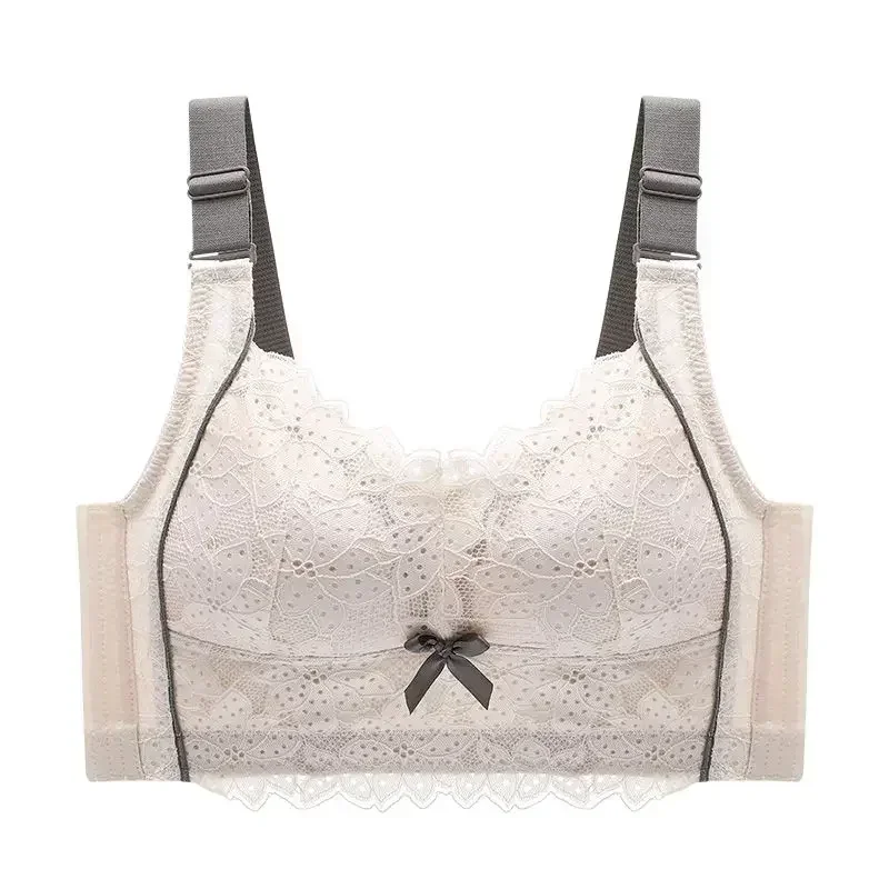 Lace Women's Lingerie Sexy Elegant Pretty Comfortable Women's Suit Breathable Charming Ultra-thin No Steel Ring Women's Bra