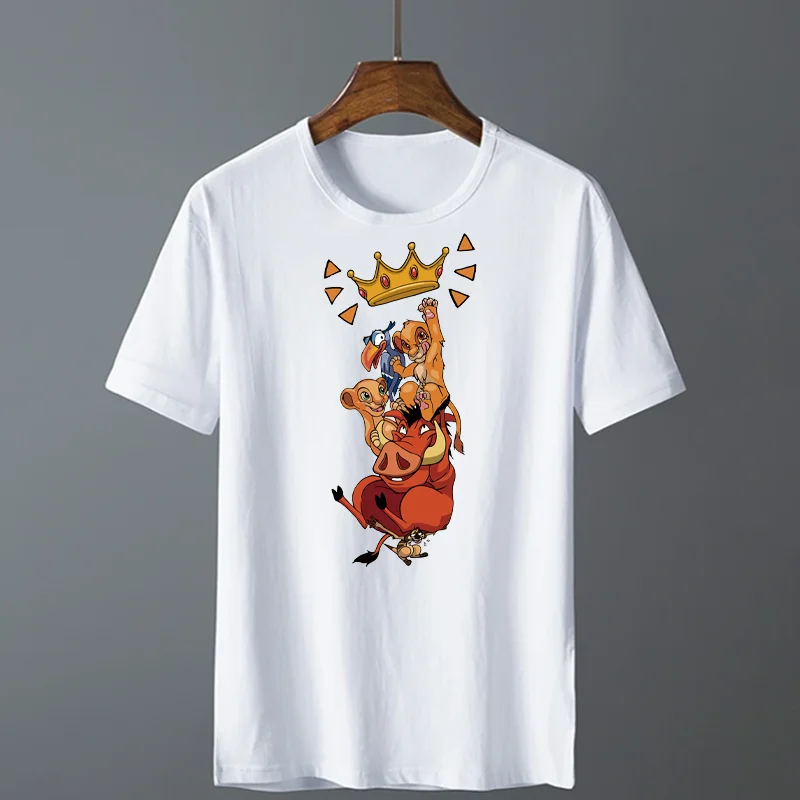 Disney Cartoon The Lion King Simba and Friends Pattern Print Patches, Heat transfers stickers for clothing DIY clothes hoodies.