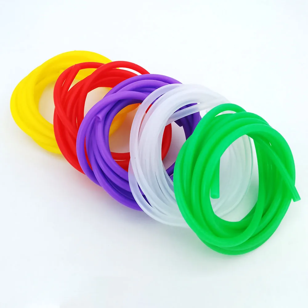 2 Meters High Temperature Resistant Water-cooled Pipe 3x5mm 4x7mm Silicone Tube Water Cooling Tube for RC Model RC Boats Marine