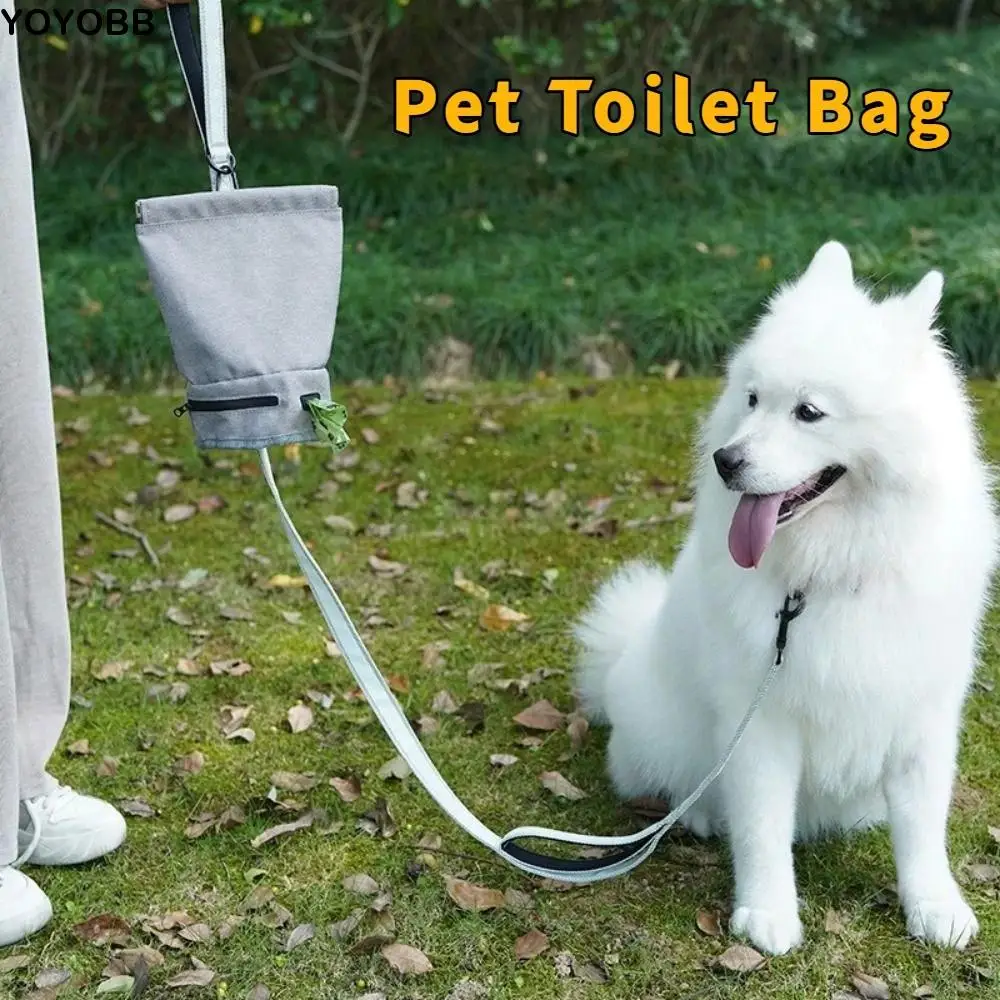 

Portable Waterproof Pet Poop Scooper Bag Hanging Oxford Dog Poop Bag Carrier with Hook Pet Poop Bag Dispenser Camping