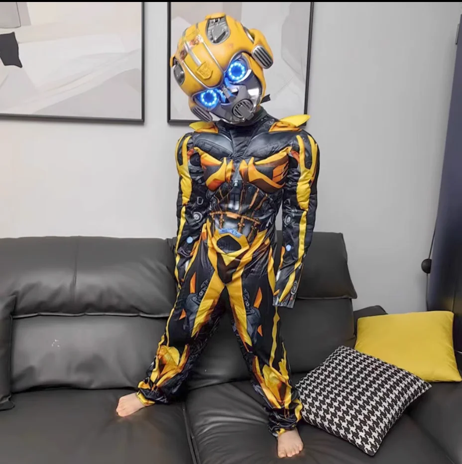 Bumblebee Children's Stage Costume Luxury Edition with Arm Cannon without Deformed Helmet