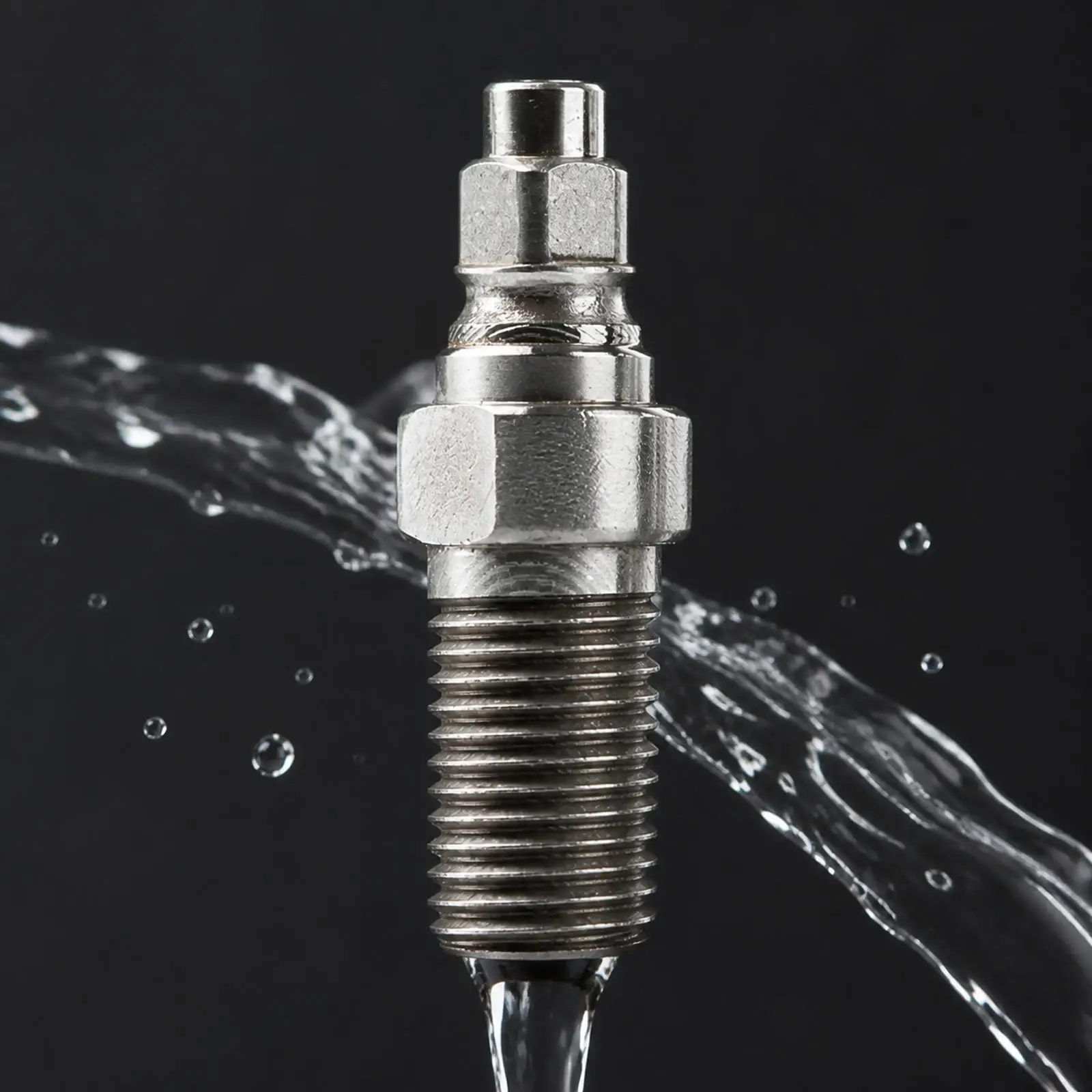 Steel Water Quick Connector Disconnect Coupling with Threaded Ends for Garden Hose Adapter and Construction Equipment