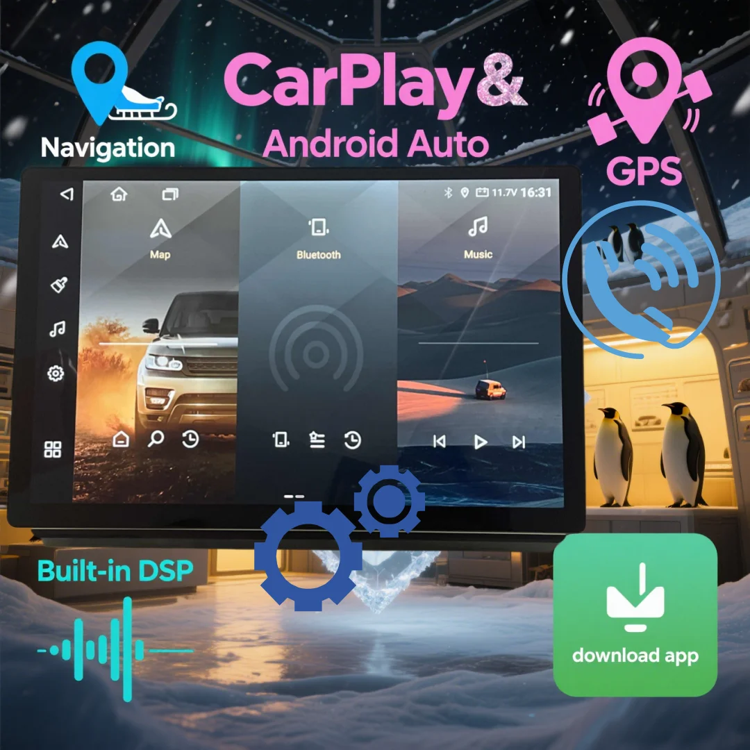 

13,3-дюймовый экран Android для Land Rover Range Rover V8 L322 2002-2012, мультимедийный плеер, GPS-навигация, головное устройство Carplay