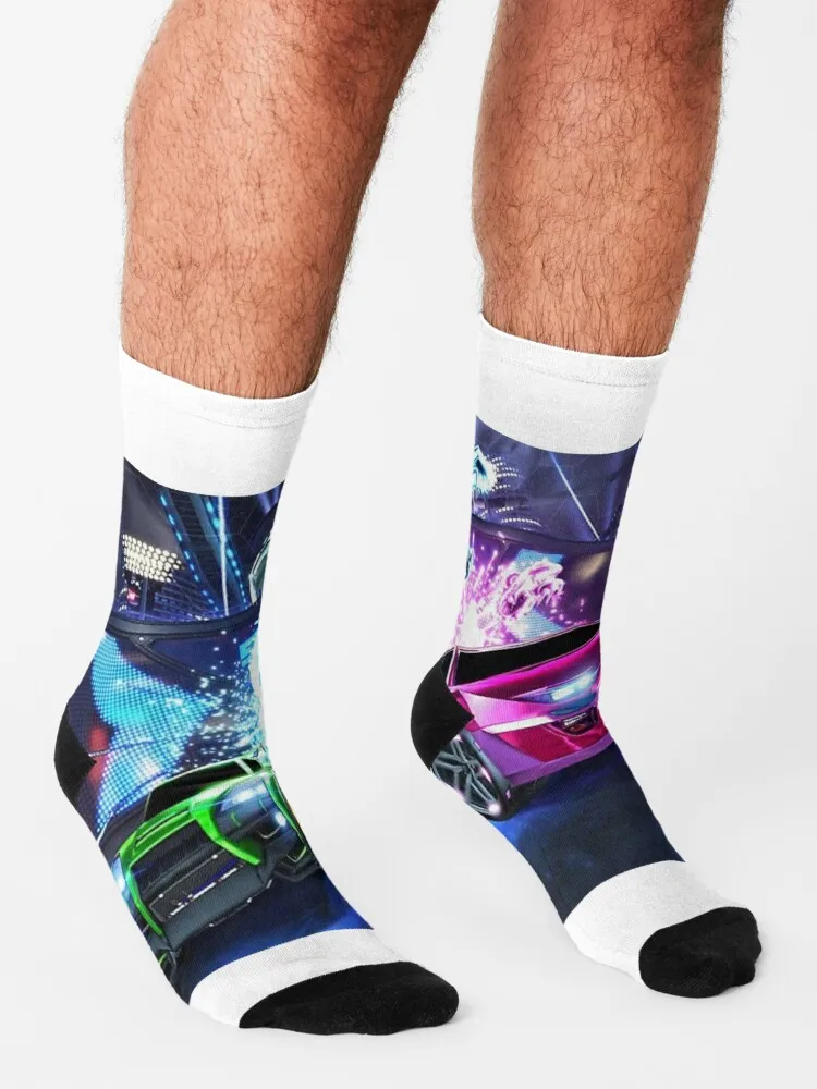 Flash Rocket League Socks Mens Fashion