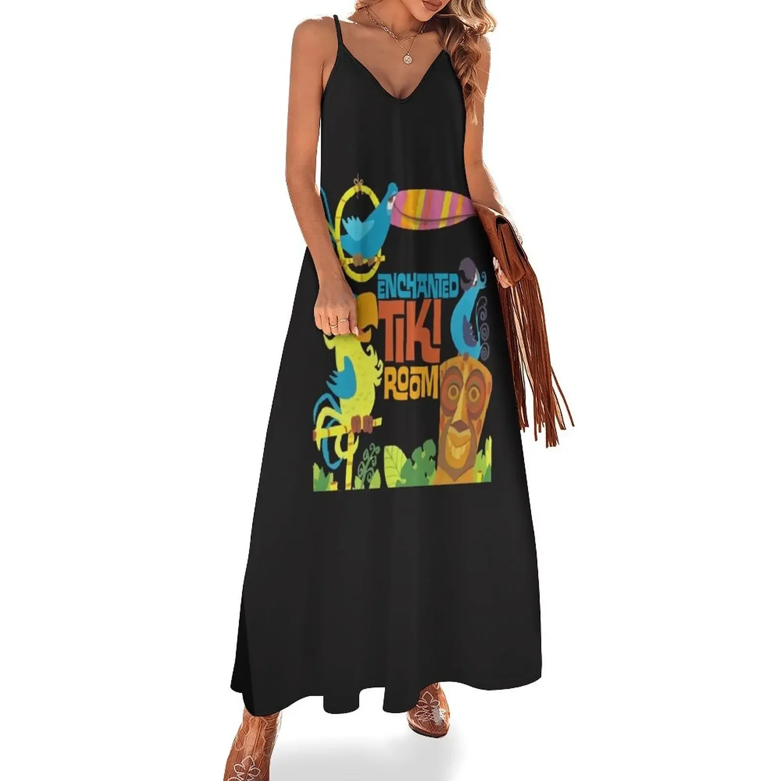 ENCHANTED TIKI ROOM Sleeveless Dress luxury woman evening dress Women's long dress Evening dresses summer for women 2025