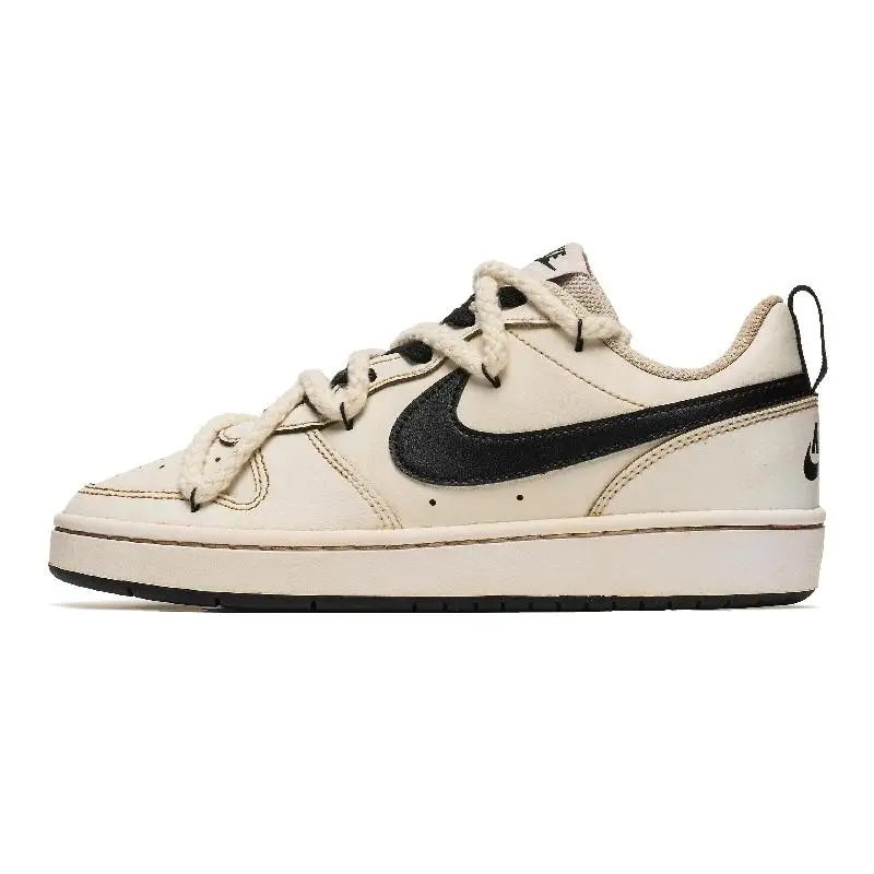 

[На заказ GS Coffee Dyeing Court] Женские туфли для скейтборда Nike с низким берцем черного и коричневого цвета