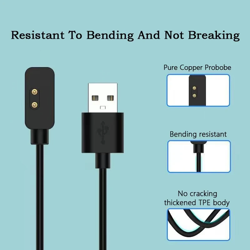 Magnetic Charger for Xiaomi band 7/8pro/Redmi Watch 3Active USB Charging Cable For Redmi band Pro/Redmi Watch 2 Lite Accessories