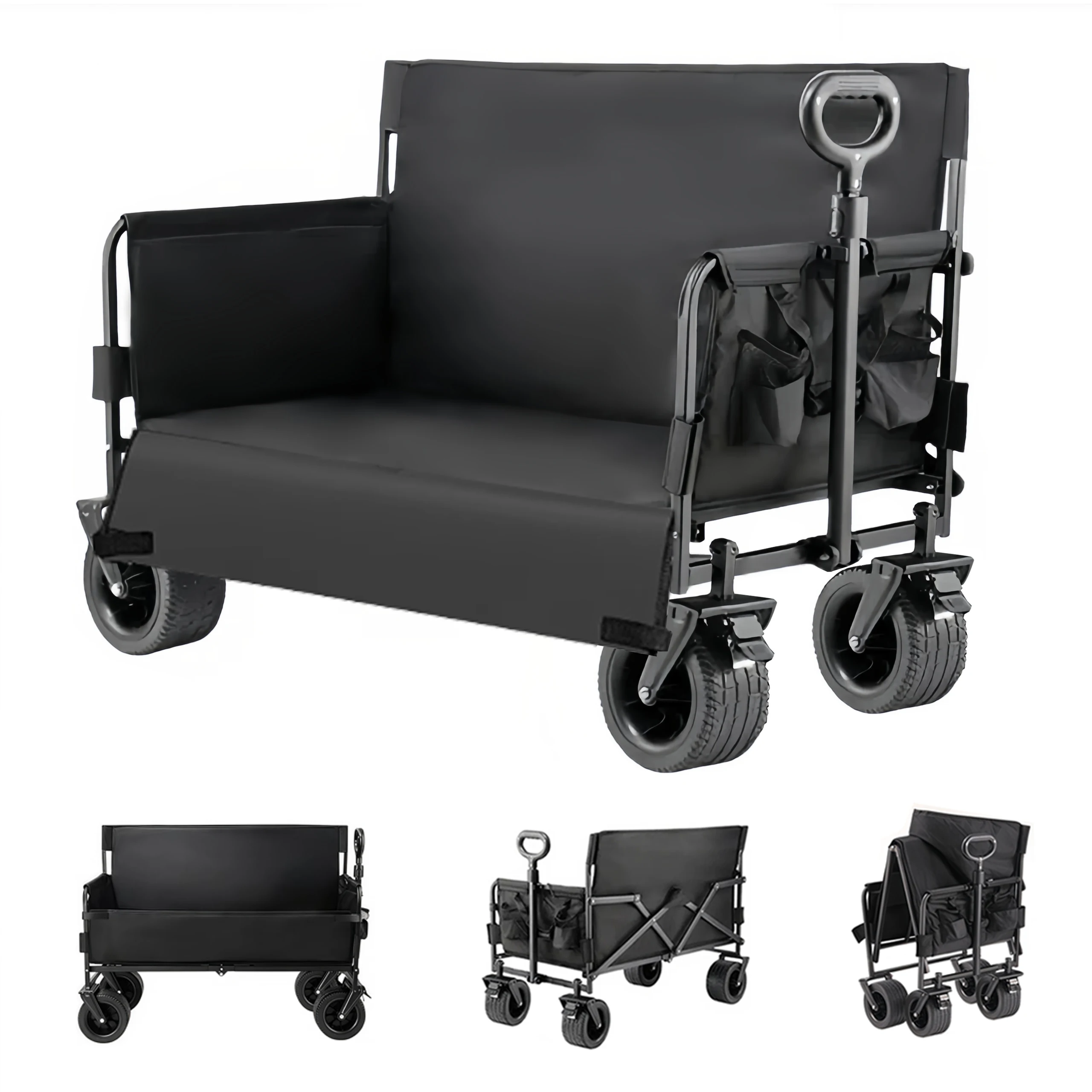 أريكة سرير قابلة للطي عربة التخييم متعددة الوظائف مقعد أريكة سيارة شنت مركبة الأطفال صالة كرسي كلا يجلس الكذب التخييم