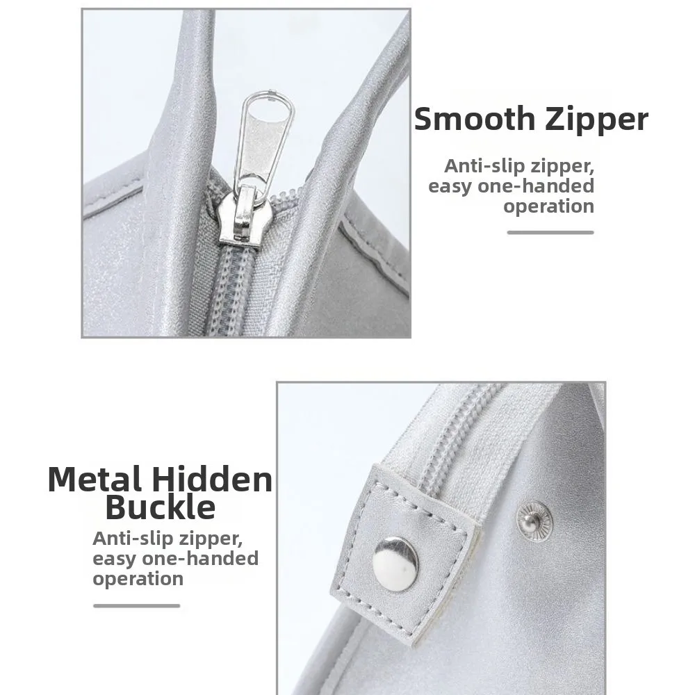 

PU Leather Hair Dryer Storage Bag Waterproof Dustproof Travel Storage Bag Durable Large Capacity Carrying Case Curling Iron