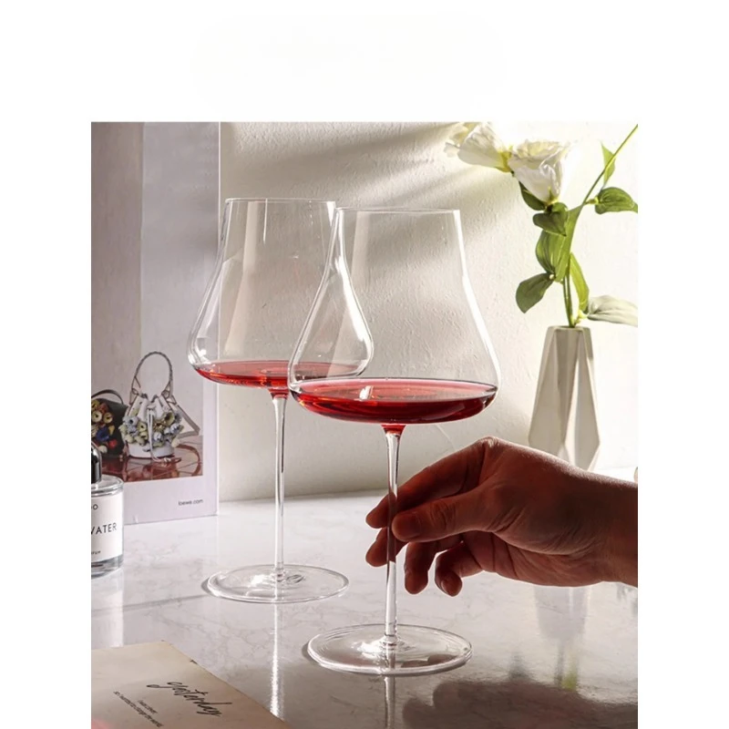2PCS Ultrathin Crystal Wine Glasses Party Stemware Universal Wineglass Volcano Grand Cru Bordeaux Goblet Champagne Cup