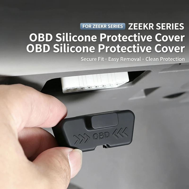 FOR ZEEKR 9X/8X/7X/007/007GT/001/009/X Diagnostic Interface OBD Protective Cover Dustproof and Waterproof Cover