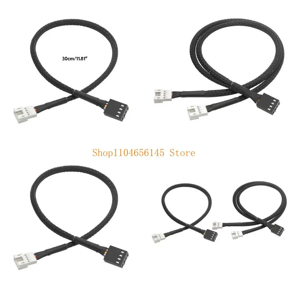 4Pin PWM Fan Splitter 4pin Adapter Kabel 1 zu 1/2Wege Computer CPU Fan Splitter PC CPU Lüfter Verlängerung Stromkabel