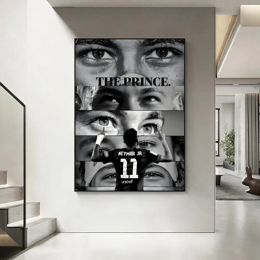 Sports N-Neymar Poster HD-Kunstwerk, wasserfest, selbstklebende Wanddekoration, Heimdekoration (Wohnzimmer, Schlafzimmer, Bar), ästhetisch – Detail 11