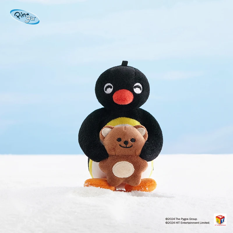 Kawaii Dolls Shanmo Pingu Penguin Computer Screen Display Party Decoration Couple A Pair Of Pendants Girl Gift For Kids Toys