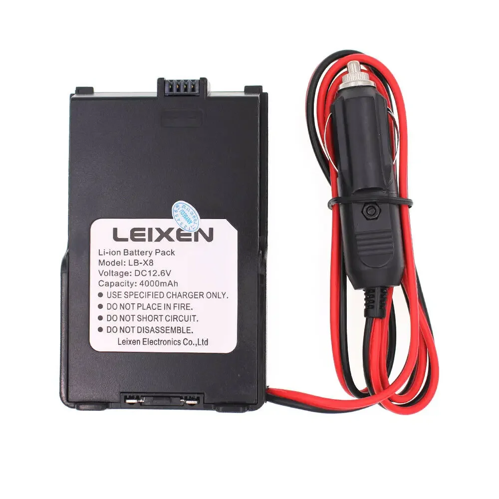 

Устранитель аккумулятора LEIXEN для Leixen Note UV25D HAM, двусторонняя радиосвязь, автомобильное зарядное устройство, источник питания, аксессуар