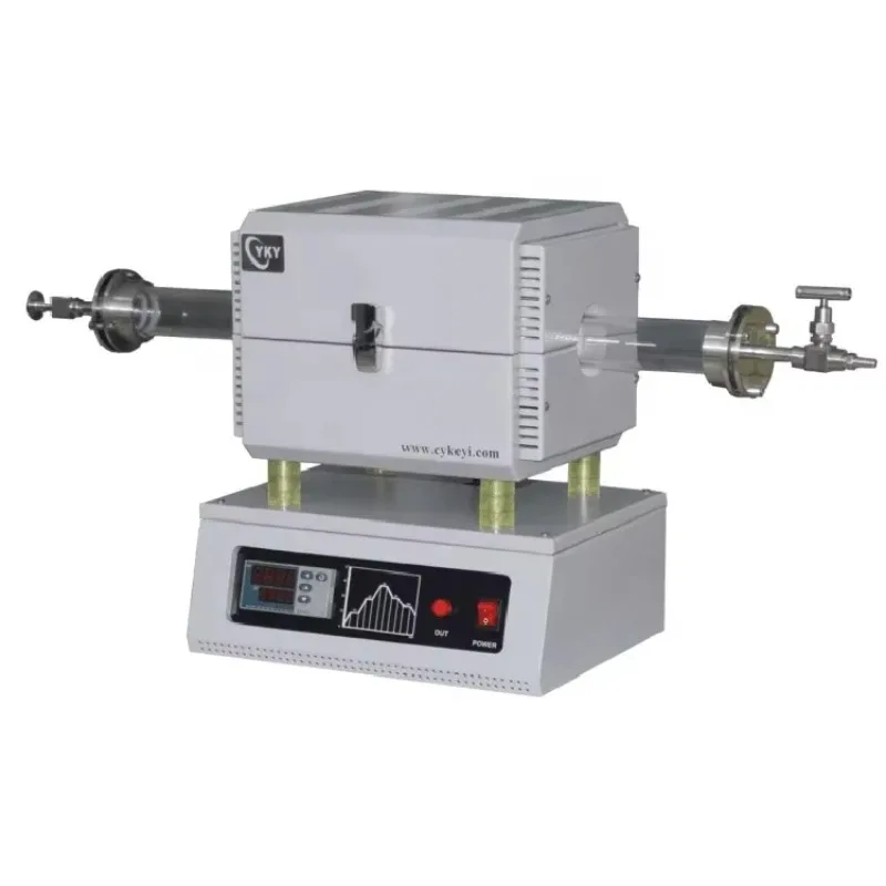 Small Quartz Tube Sintering Furnace Vacuum Carbon Heat Treatment High Temperature Muffle Furnace for Lab