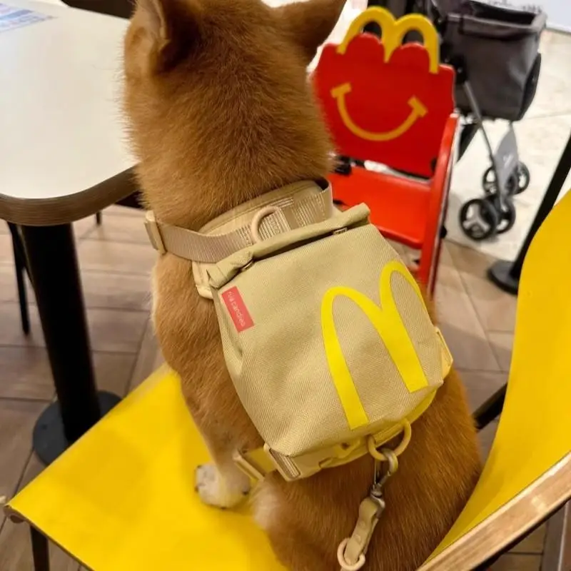 Chaleco con cinturón para perro Bapa para mascotas de tamaño pequeño Sle a rayas Sos Walking Harn ajustable Lea sin marca marca registrada