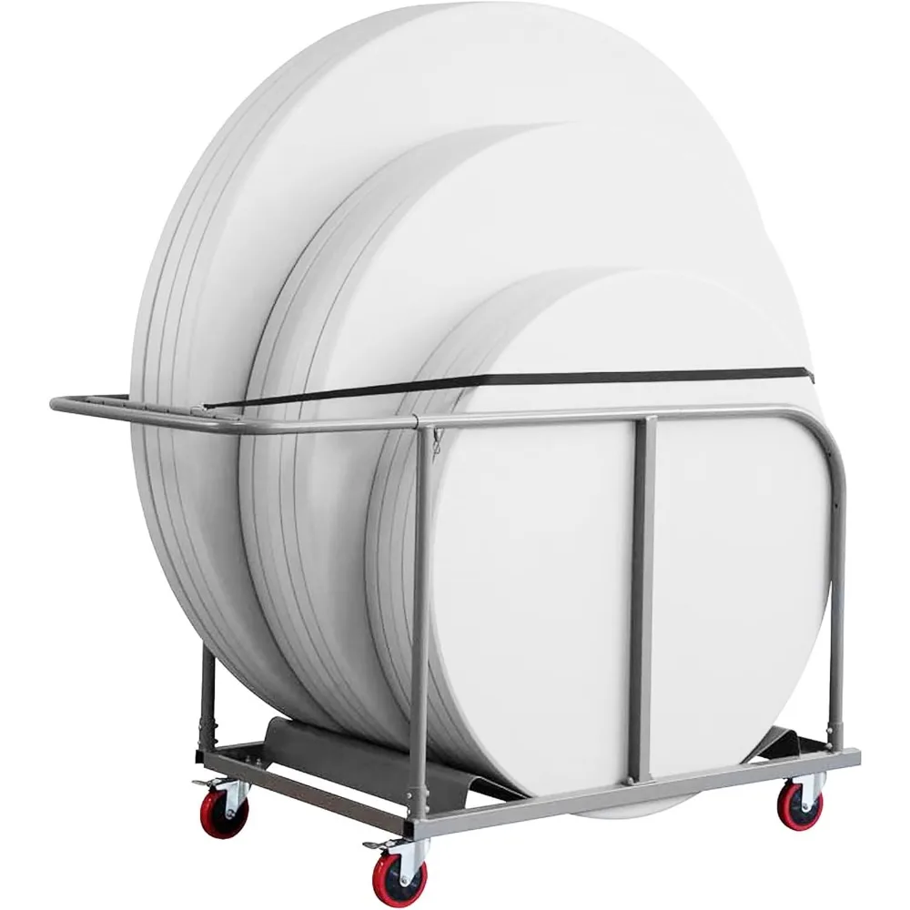 Carrinho de mesa redondo Lorell cinza Lorell Planet