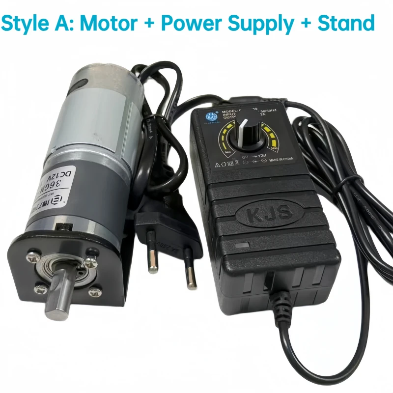 36GM-550 miniature gear reduction motor, with a speed of 33-4600 RPM, featuring extremely powerful torque.