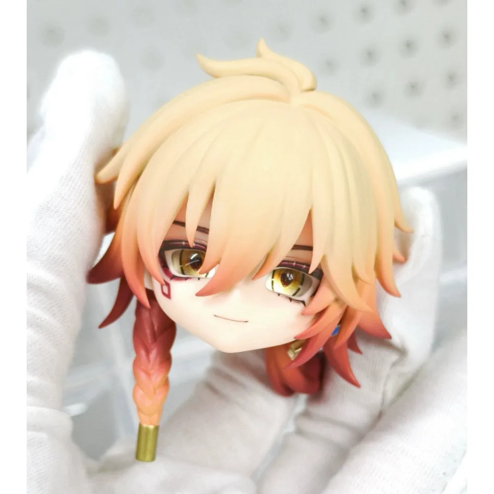 Mydei Ob11 Doll Head Handmade Faceplates Hair 1/12 1/8 1/6 Bjd Doll Wig Customized Product Anime Game Cosplay Toy Accessories