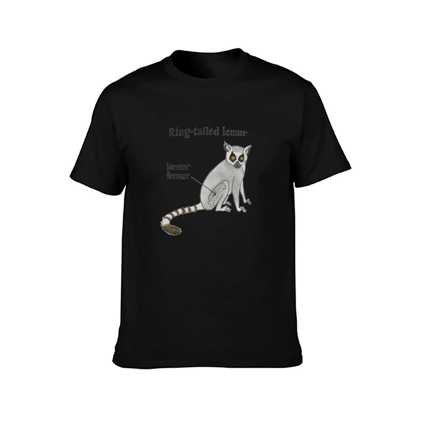Lemur femur T-Shirt Casual Streetwear Short Sleeve Tee T-Shirt