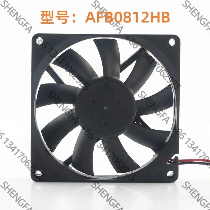 Cooling fan Delta 24V 48V DC 12V 0.20A 8010 80X80X10MM 8CM Double ball bearing Quiet ultra-thin inverter cabinet AFB0812HB