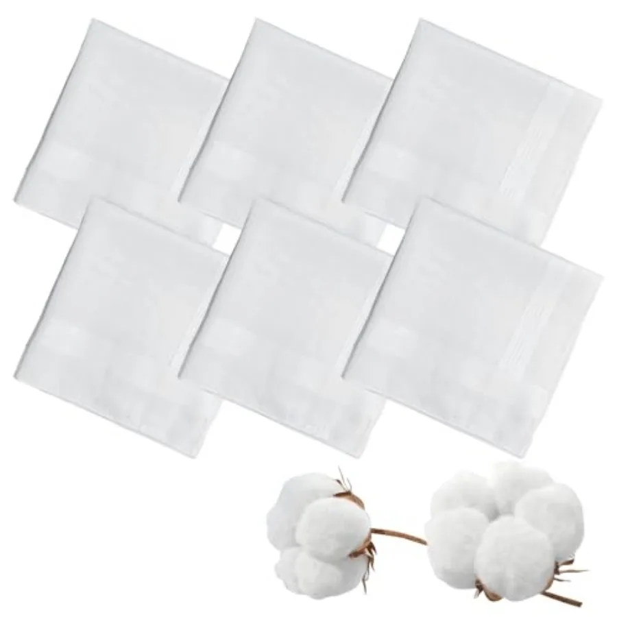 Men's andkerciefs 00% , Classic W ankies, Breatable and Reusable andkerciefs Men