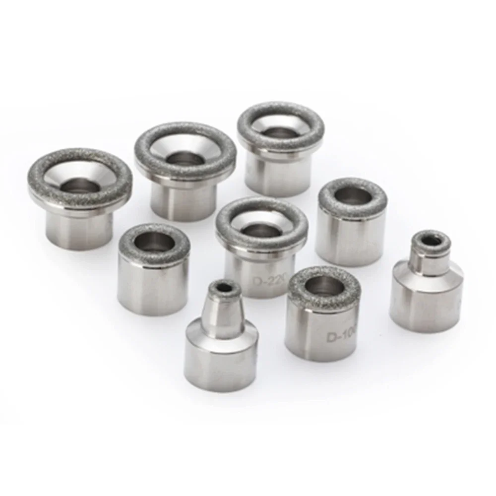 

9 PCS Replacement Diamond Microdermabrasion Dermabrasion Tips Stainless Steel Filter Set With Filters