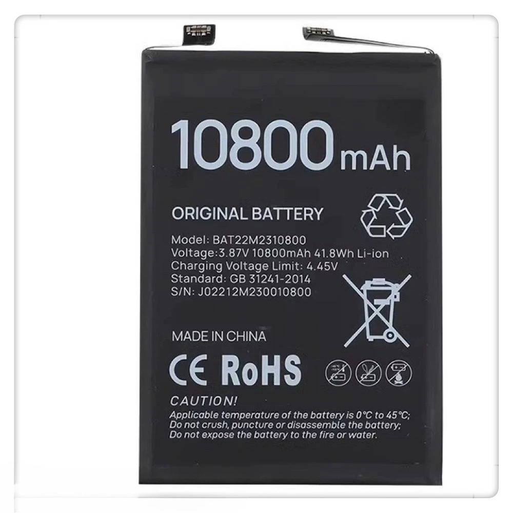 بطارية 3.87 فولت 10800 مللي أمبير BAT22M2310800 لبطارية الهاتف المحمول Doogee V30 V30T S110 S100