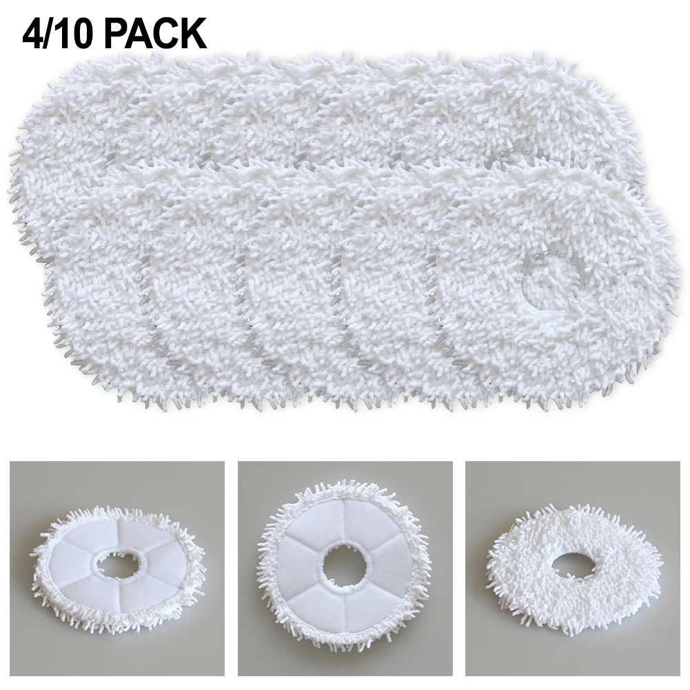 4 Pack/10 Pack For Eureka J15 Pro For Ultra Replacement Mop Pads Spare Parts Accessories Cleaning Pad With Cleaning Cloth