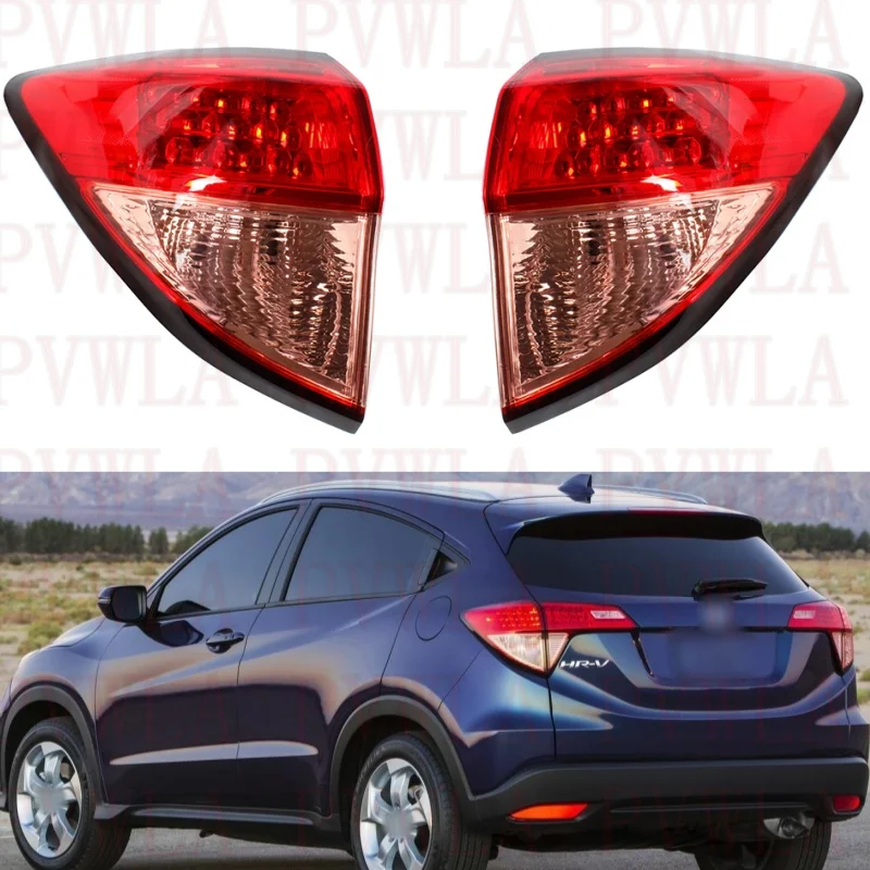 

LED Outer Side Tail Lamp Rear Light With Bulbs 33502-T7S-A01 33552-T7S-A01 For Honda HRV 2016 2017 2018