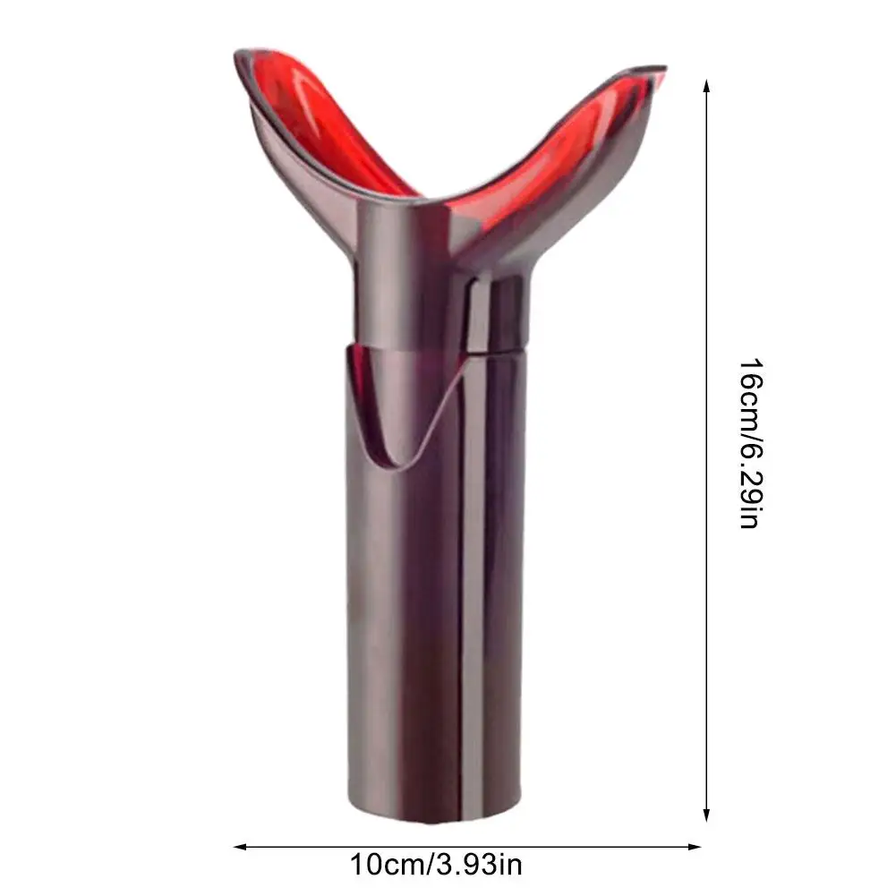 Handheld Lip Plumper Dispositivo, sucção manual, Lip Enhancer, mais completa lábios portáteis ferramenta de beleza, acessório acessórios, vermelho