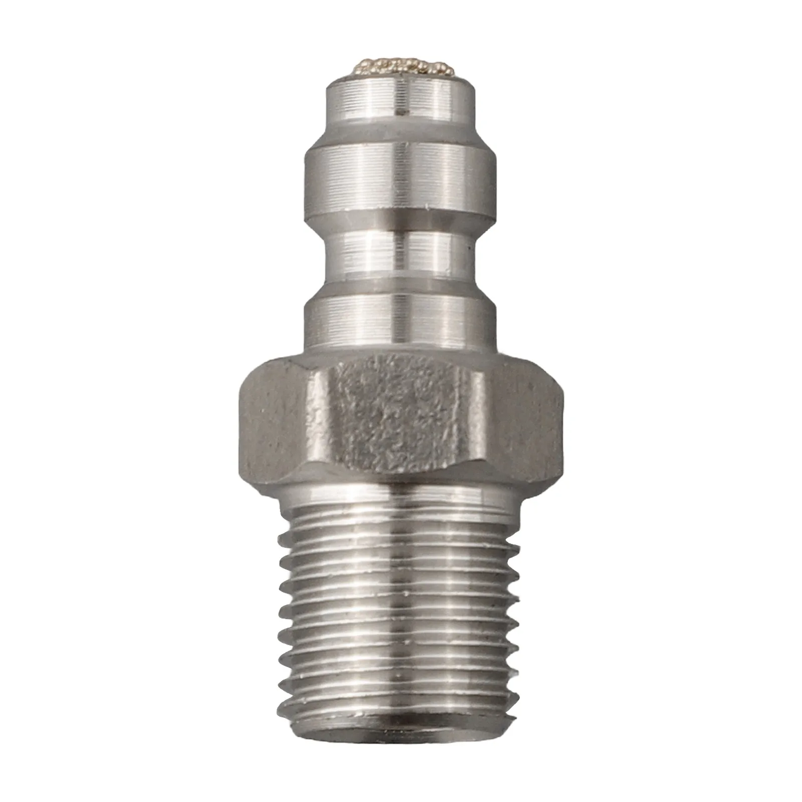 1 * Quick Coupler With Dust Cap For 8MM M10x1 Male Adapter Quick Connect Check Valve Filling Connector Stainless Steel