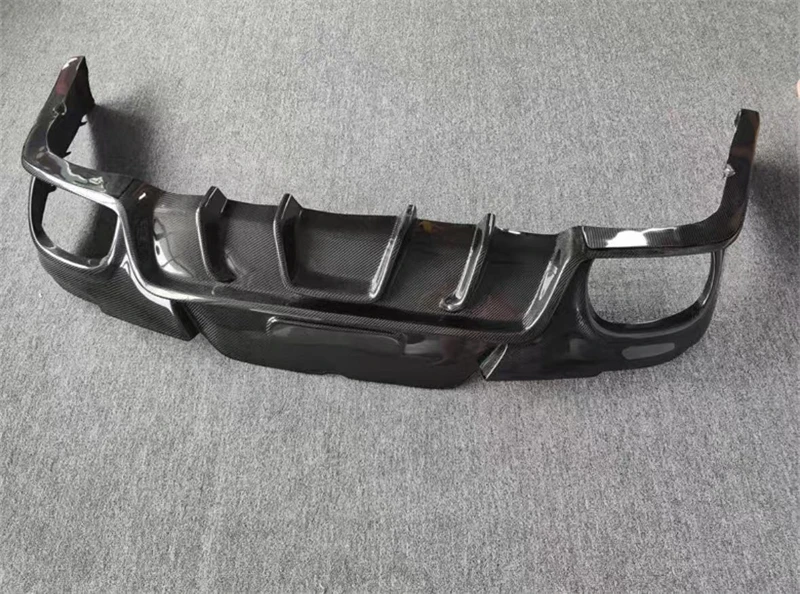 Kit Spoiler bibir belakang Bumper serat karbon untuk Porsche Panamera 970.2 ReaI