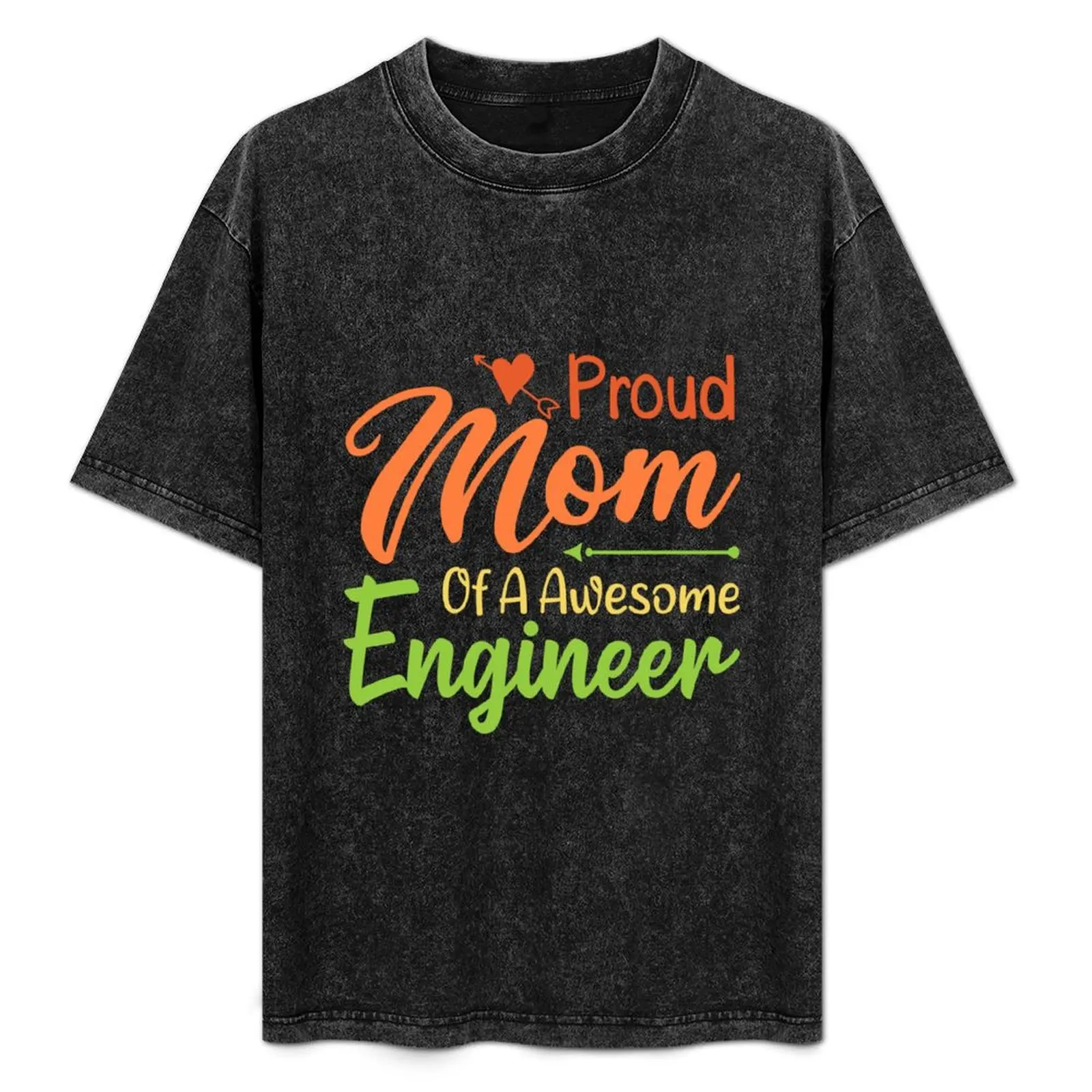 

engineering funny Proud Mom Of A Awesome Engineer quotes gifts for mom Engineer T-Shirt Gym Exercise Short Sleeve T-Shirt