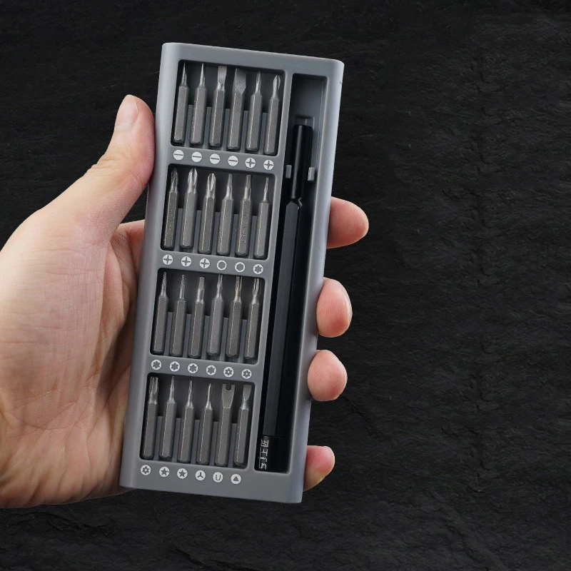 Набор отверток из 25 предметов, многофункциональный ноутбук, инструмент для очистки и ремонта пыли мобильного телефона, треугольный цветок сливы