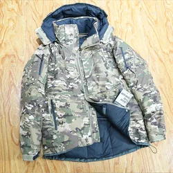 Winter Warm Down Tactical Jackets Wind Resistant Thermal Jacket Camo Lightweight Coats Outdoor Hunting Clothes Men Clothing