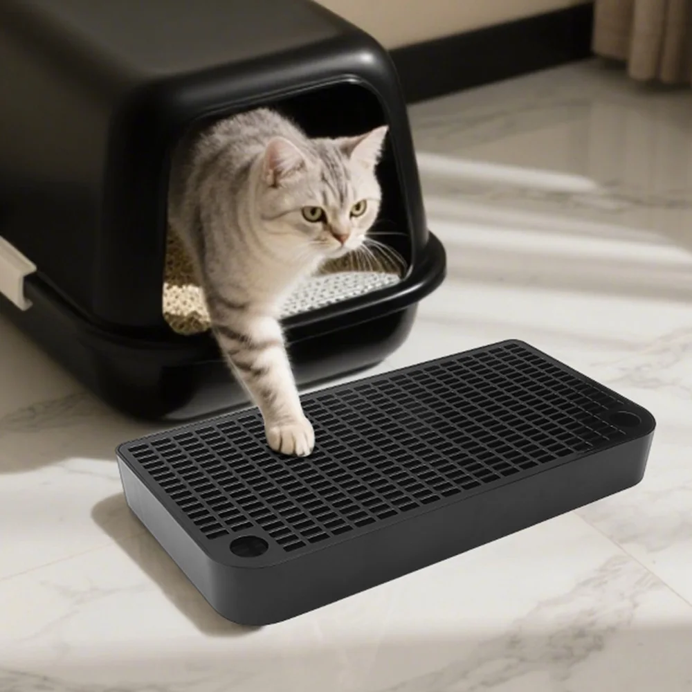 Compact Kitten Toilet Ramp with Filter Reusable Easy-Clean Pedal – Keeps Litter Box Areas Tidy & Odor-Free at Home