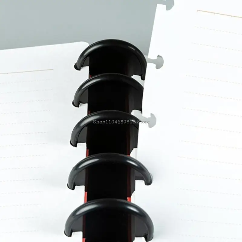 Discos enlace libro plástico 50 piezas anillos enlace redondos discboo para accesorios álbumes recortes