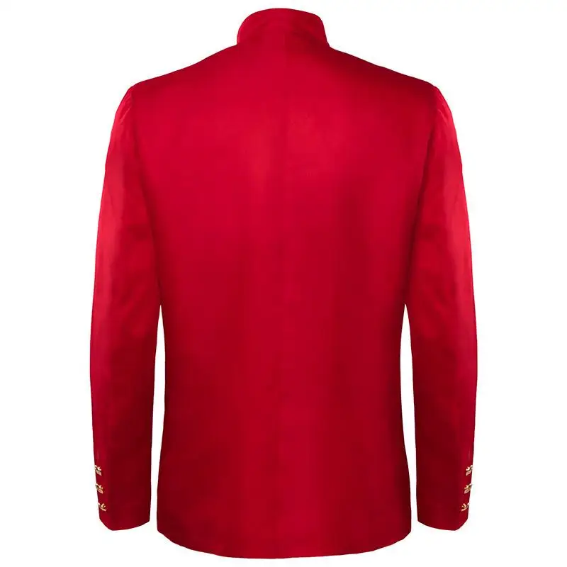 بدلة الأمير العصور الوسطى Sle مزدوجة الصدر Jaet للرجال ملابس تنكرية للهالوين مناسبة واسعة مجموعة ربيع 2024 #4