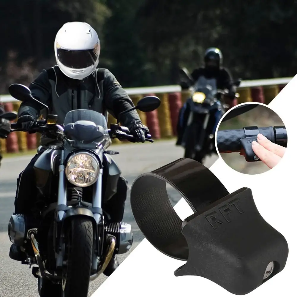 Black Motorcycle Throttle Assistant Thumb Wrist Rest Plastic Cruise Control Grip Labor Saver Motorcorss Equipments