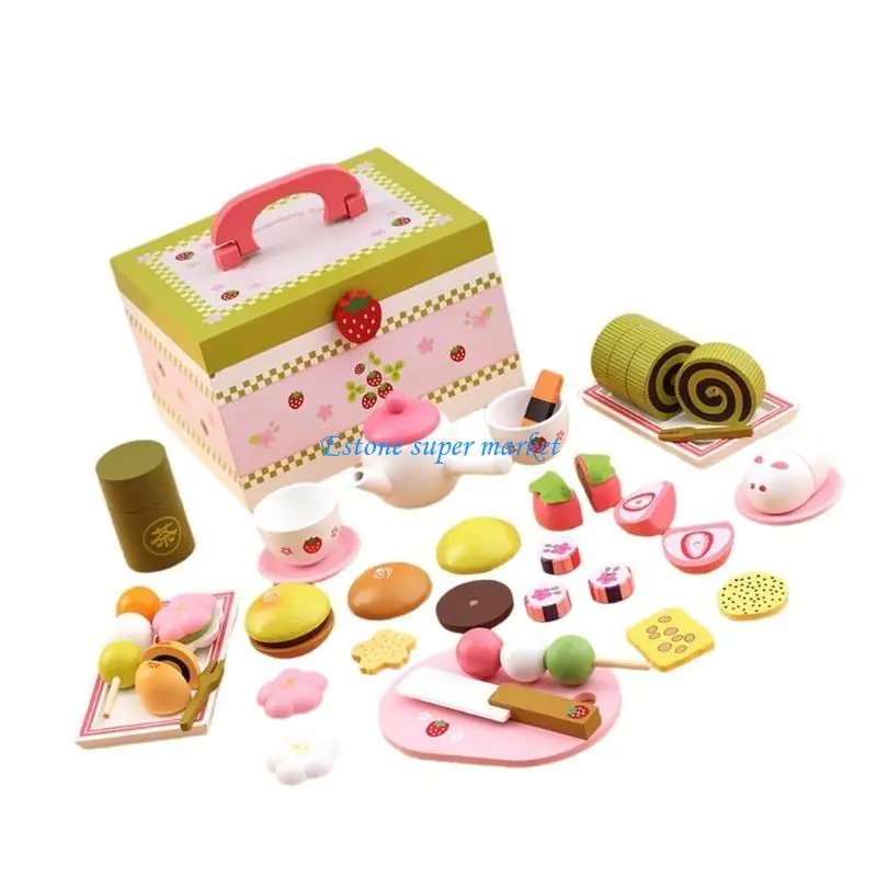 090B لعبة كب كيك للأطفال لعبة تعليمية صينية التظاهر لعبة الطعام هدايا للأطفال